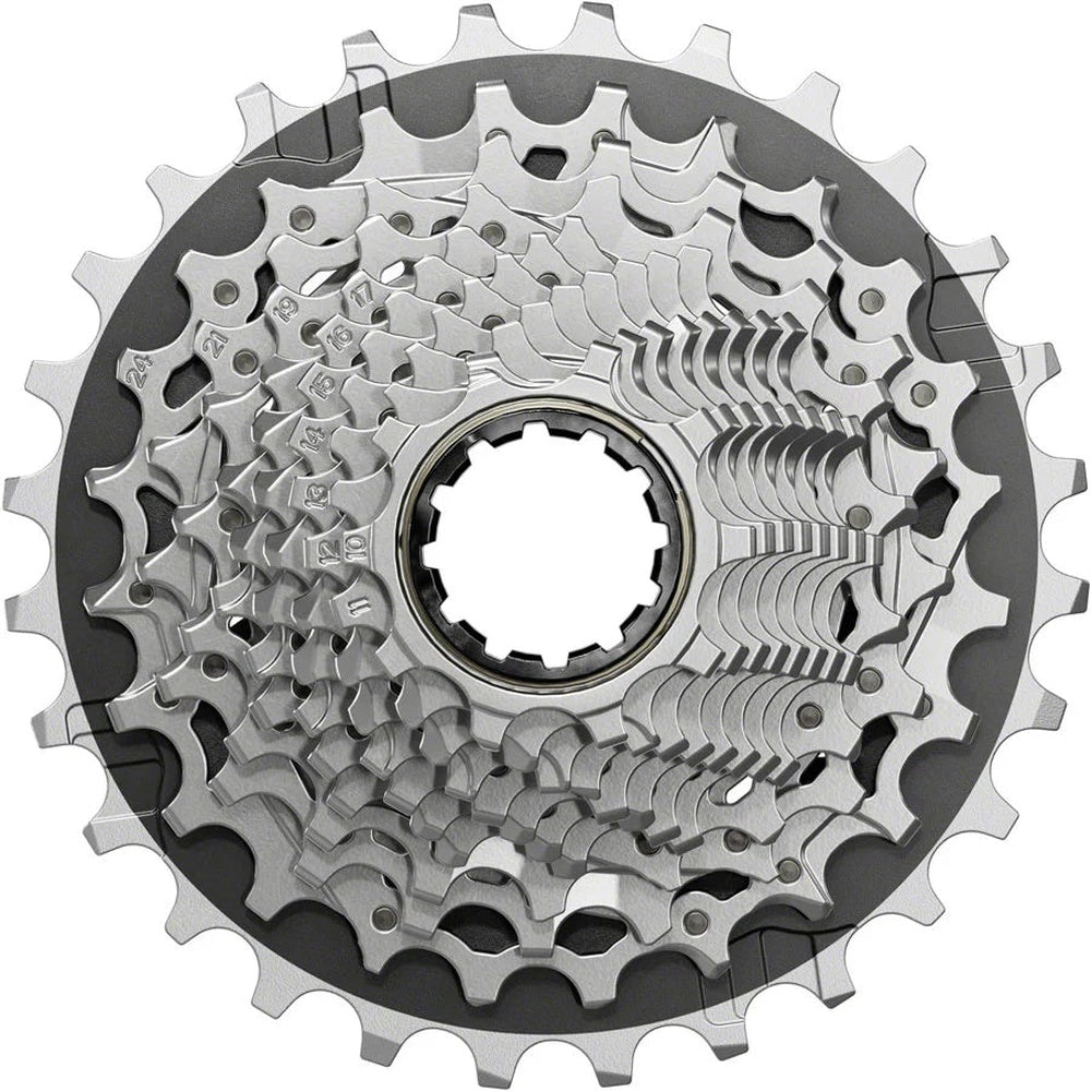 SRAM Force XG-1270 Cassette - 12-Speed, 10-28t, Silver, For XDR Driver Body, E1