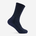Thorlos Hiking Crew Moderate Padding Sock in Night Navy blue, shown upright