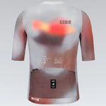 Gobik Attitude 2.0 cycling jersey rear view showing back pockets and Flank colorway gradient