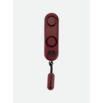 Nathan SaferRun Ripcord personal alarm device in red with two buttons and lanyard