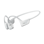 White Shokz OpenRun Pro 2 bone conduction headphones with wraparound design
