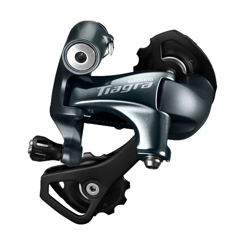 Shimano Tiagra RD-4700 GS 10-speed rear derailleur in gunmetal gray finish