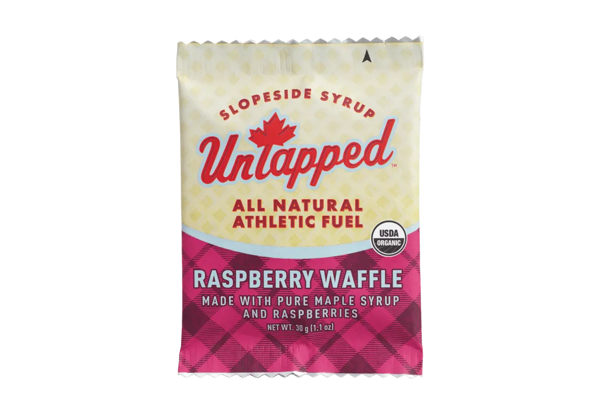 UnTapped Organic Waffle - Raspberry, Box of 16