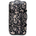 Dakine Split Roller luggage in Full Bloom floral pattern on white background
