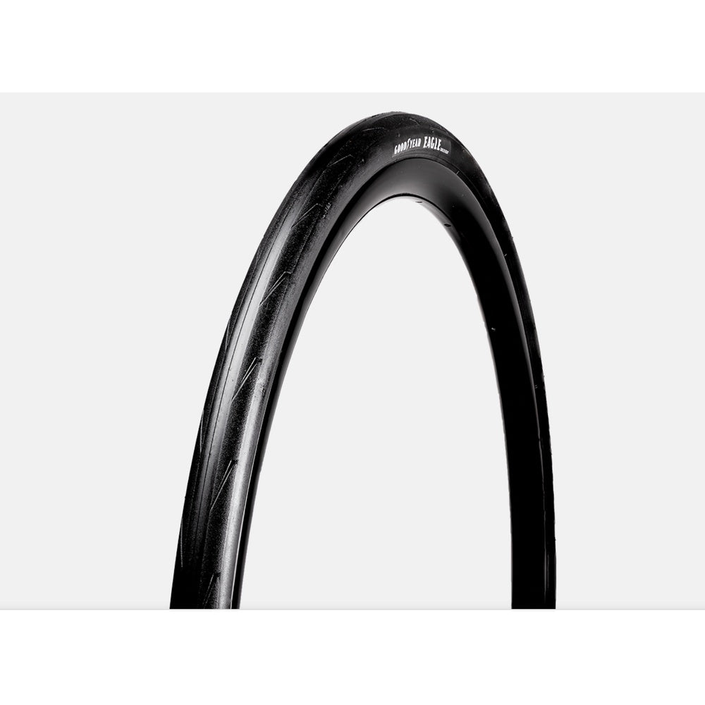 Goodyear Eagle black bicycle tire shown in profile against white background