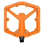 Orange Crankbrothers Stamp 1 Gen 2 large composite flat pedal with hex bolts