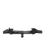Kuat Transfer V2 black 2-inch 3-bike hitch mount rack on white background
