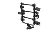 Black Kuat Transfer V2 3-bike hitch mount rack on white background