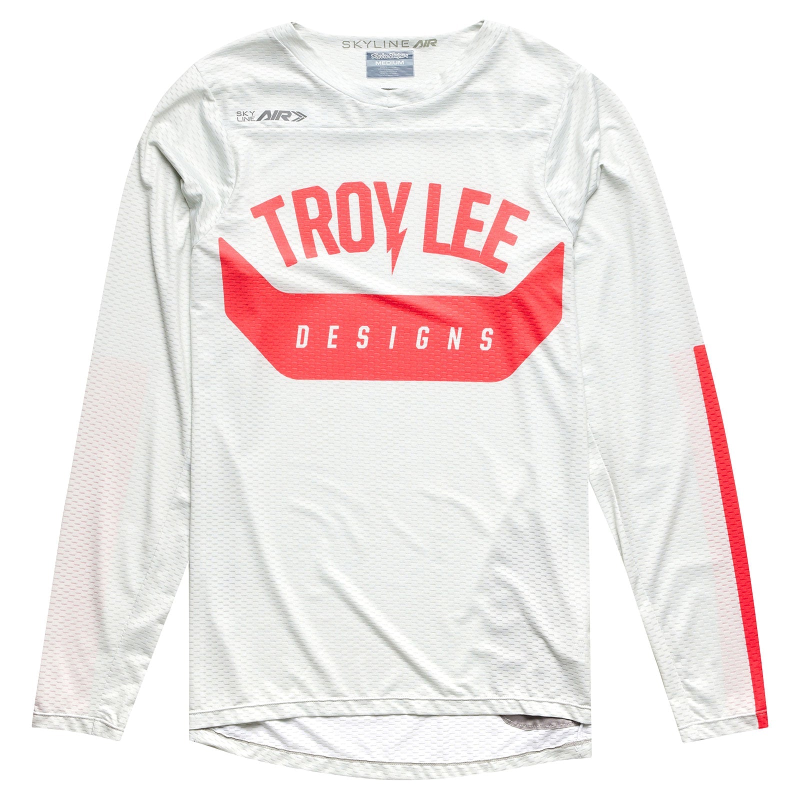 Troy Lee Designs Skyline Air long sleeve mountain bike jersey in Aircore Cement gray colorway