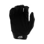 Troy Lee Designs Ace 2.0 Glove in solid black colorway showing palm grip detail