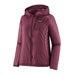 Patagonia Houdini Jacket in Fuzzy Mauve displayed as flat product shot, showing ripstop texture