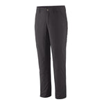 Patagonia women's dark gray quandary pants on white background