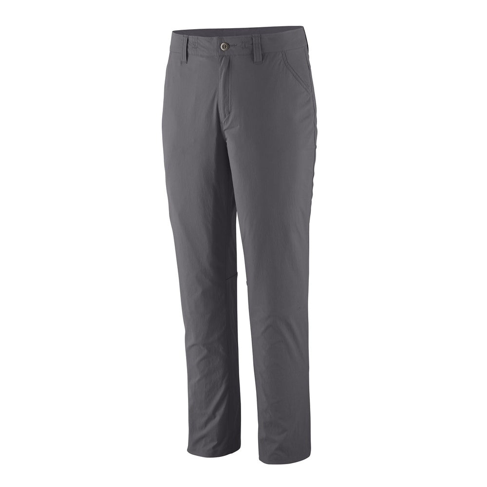 Patagonia Women's Quandary Pants Short in Forge Grey on white background