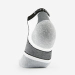 Thorlos Experia Energy low-cut ankle sock in black, white, and gray colorway