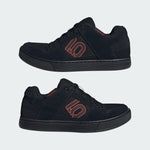 Five Ten Freerider MTB shoes in black with red logo details