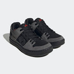 Five Ten Freerider MTB shoes in black and grey colorway on white background