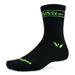 Swiftwick Vision Six Socks - Black/Green