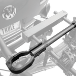 Thule 982XT Frame Adapter shown in use on a bike rack mounted to a Volkswagen vehicle