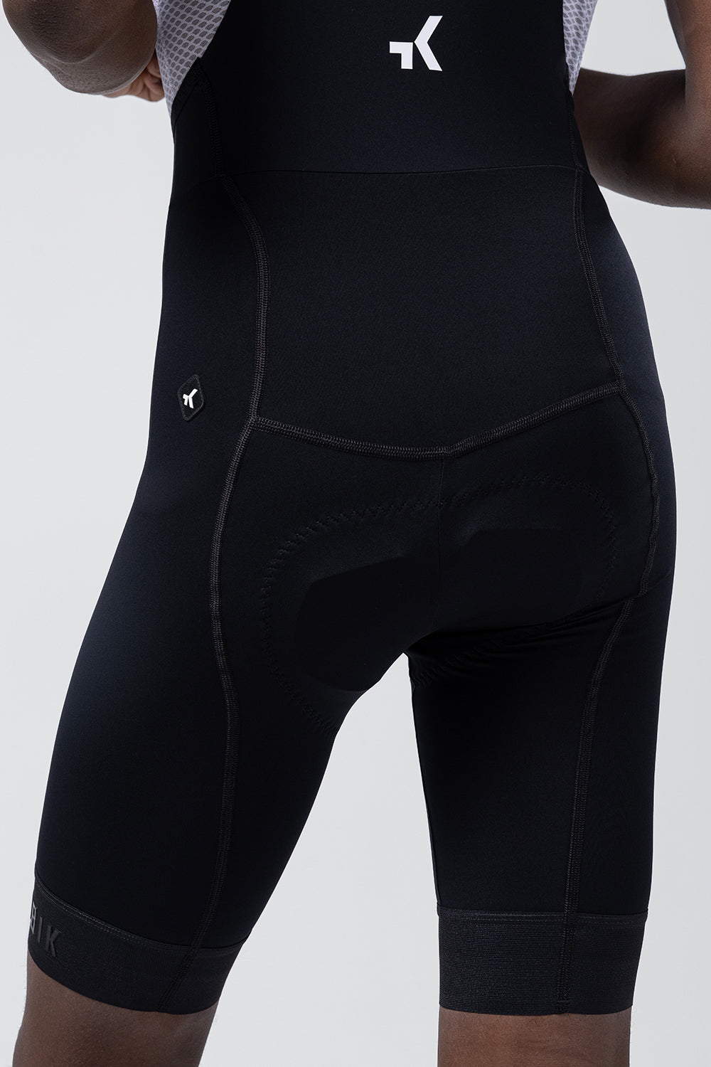 Black Gobik Absolute Compact 7.0 men's cycling bib shorts with padded chamois
