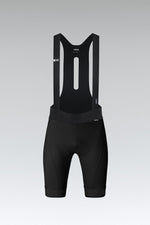 GOBIK Absolute Compact 7.0 men's cycling bib shorts in black with professional studio photography