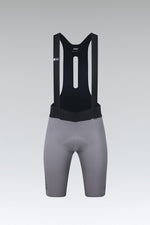 Gobik X Bib Short Men's in grey with black suspender straps and padded chamois