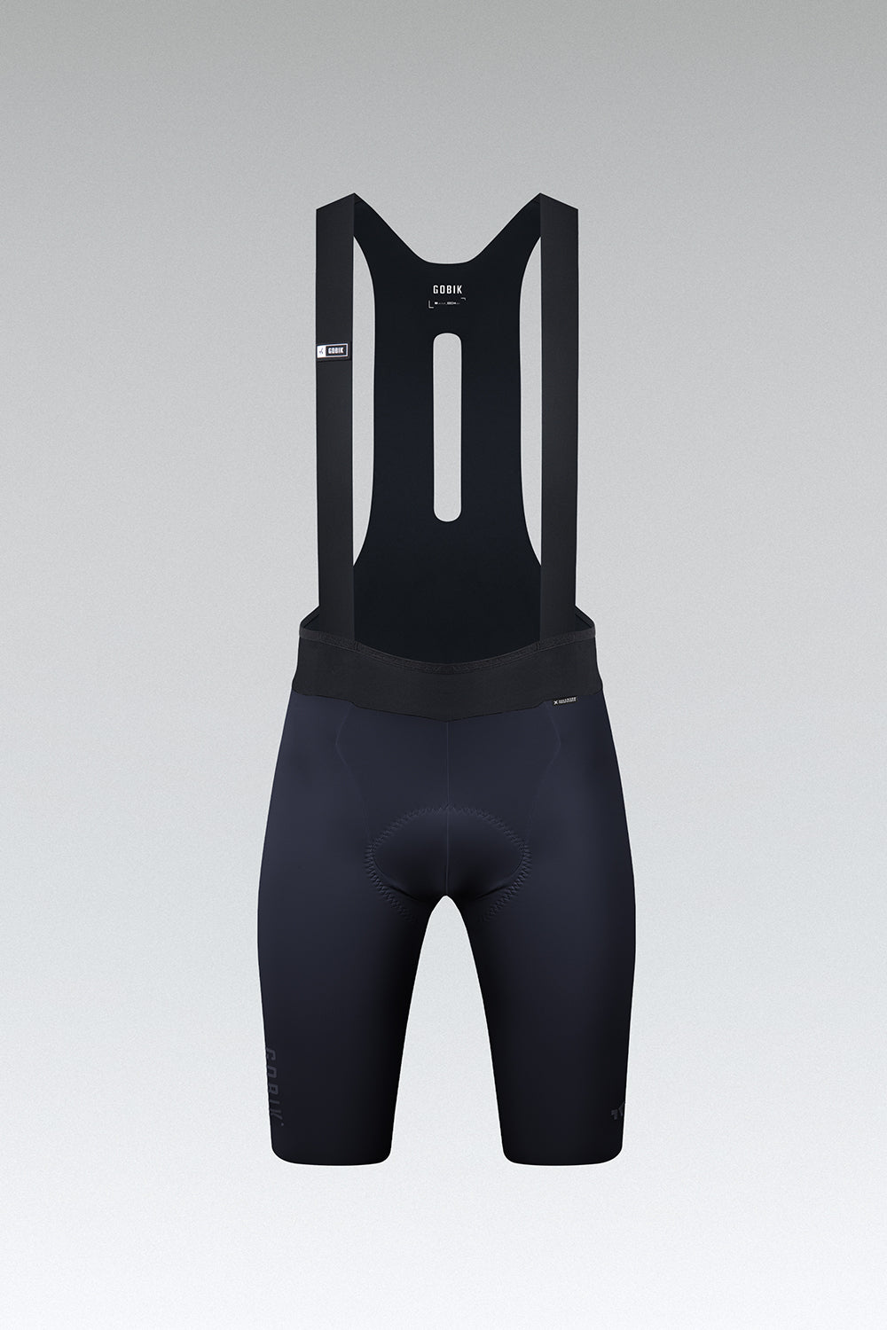 Gobik X Bib Short Men's cycling shorts in navy blue with black straps