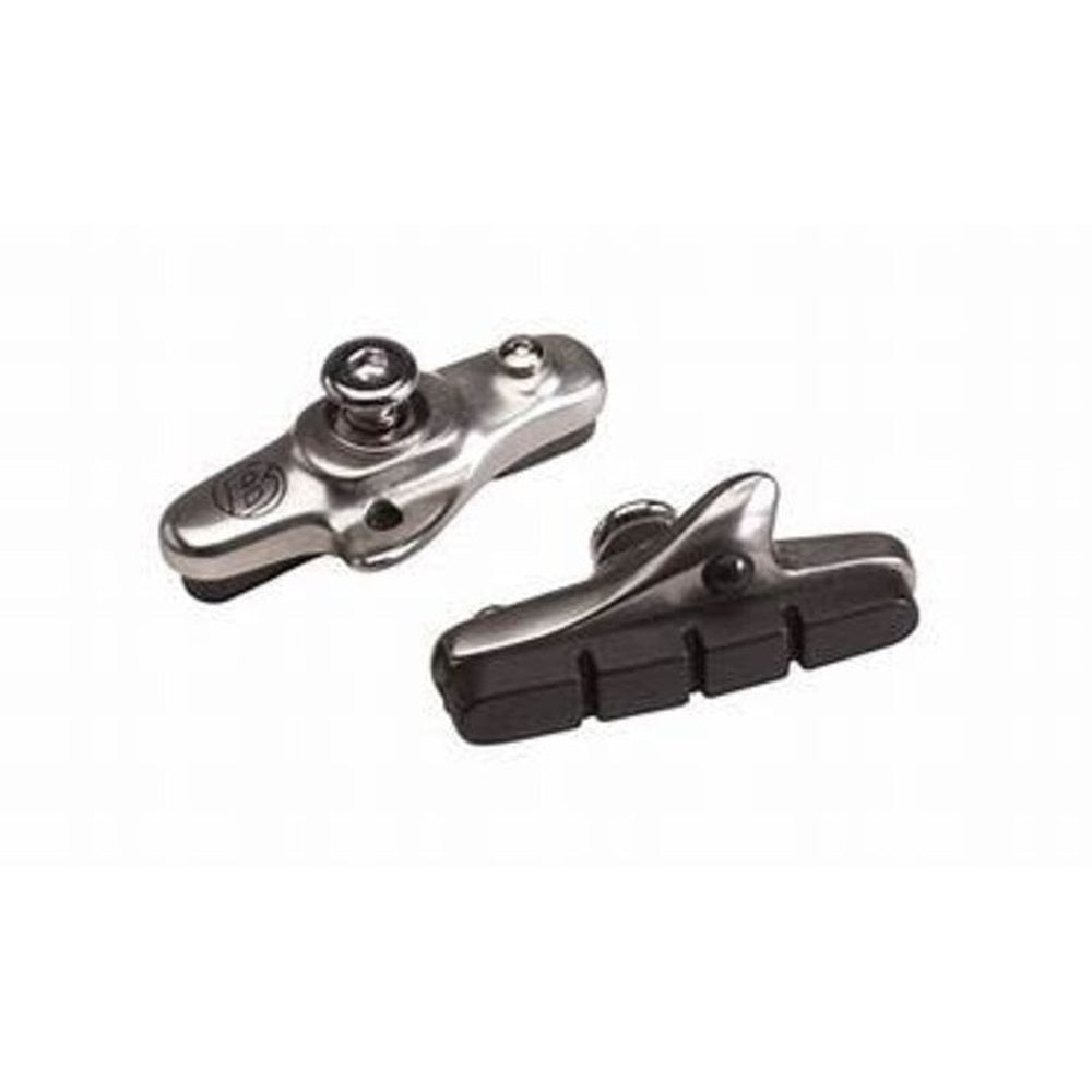 Bontrager Road Sleek Ti brake pad pair with titanium holder and black rubber pad