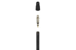 Eltin bicycle tube valve components with black cap and metallic valve core