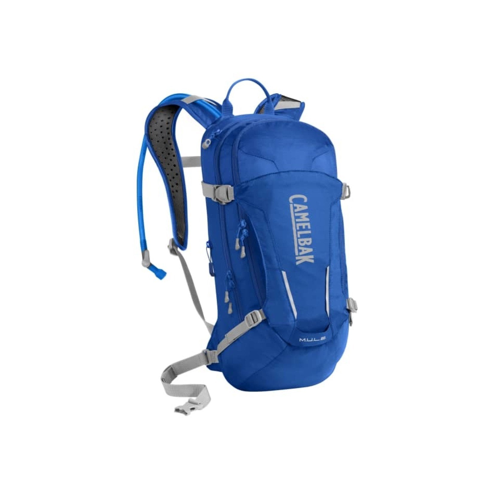 CamelBak Mule hydration backpack in lapis blue with silver accents