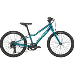 Cannondale Kids Quick C2 children's bicycle in deep teal metallic finish, side view