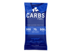 Carbs Fuel Original Sport Drink Mix single sachet front view, blue packaging, 75g carbs