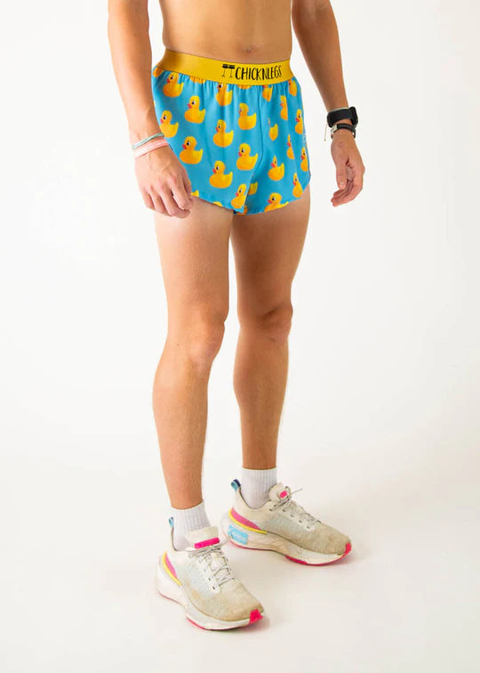 Chicknlegs Men's Rubber Ducky 2" Half Split Shorts - L