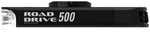 Lezyne Road Drive 500 LED front bike light in matte black, side profile view