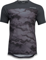 Dakine Men's Syncline mountain bike jersey in black with dark camo pattern