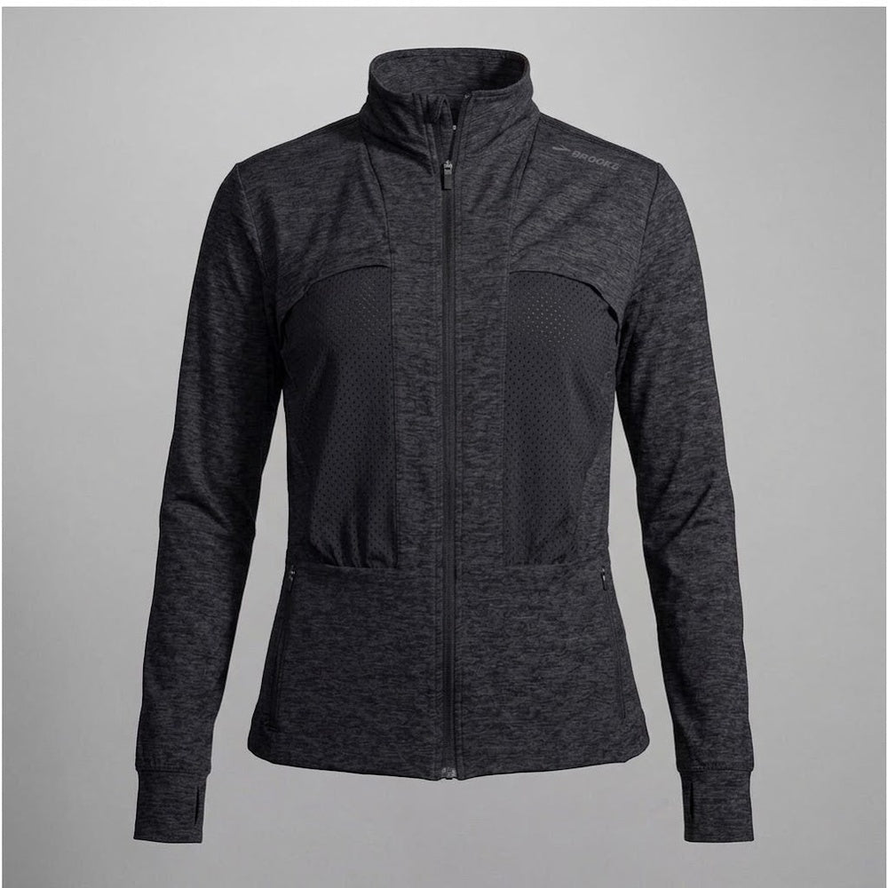 Brooks Fremont Jacket Women's Black Heather Ash M