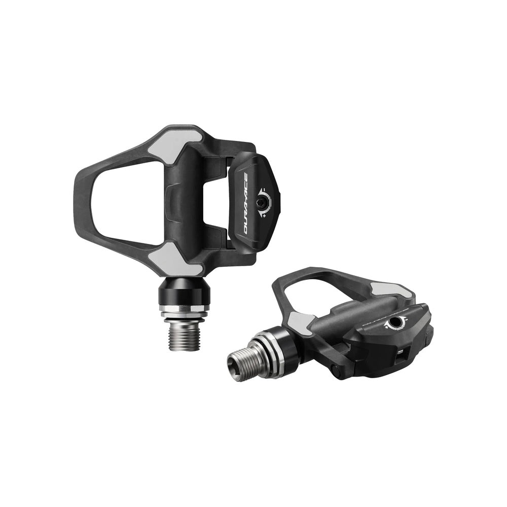 Shimano Dura-Ace PD-R9300 SPD-SL road cycling pedals pair, black with silver accents
