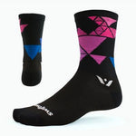 Swiftwick Vision Six Socks - Geometric Black