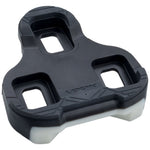 LOOK Keo Grip cycling cleat in black with white tri-material contact surface, angled view