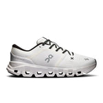 On Cloud X 5 running shoe in white and black with CloudTec sole, lateral view