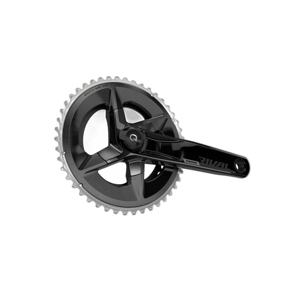 SRAM Rival AXS Crankset with Quarq Power Meter - 172.5mm, 12-Speed, 48/35t Yaw, 107 BCD, DUB Spindle Interface, Black, D1