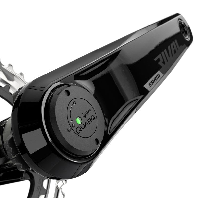 SRAM Rival AXS Crankset with Quarq Power Meter - 172.5mm, 12-Speed, 48/35t Yaw, 107 BCD, DUB Spindle Interface, Black, D1