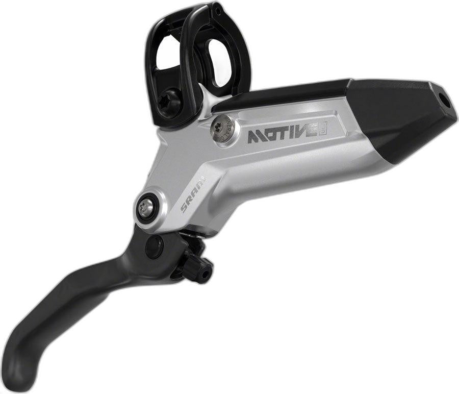 SRAM Motive Ultimate Disc Brake and Lever - Front, 950mm Hose, Post Mount, 4-Piston, Aluminum Lever Body, Carbon Blade, Black/Silver, A1