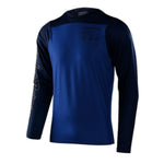 Troy Lee Designs  SKYLINE LS JERSEY; MONO TRUE BLUE MD