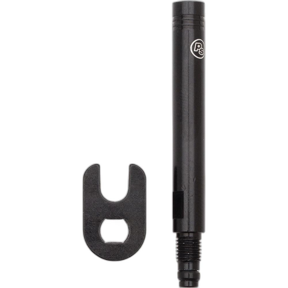 Problem Solvers Presta Valve Extender: Removable Core 30mm Black