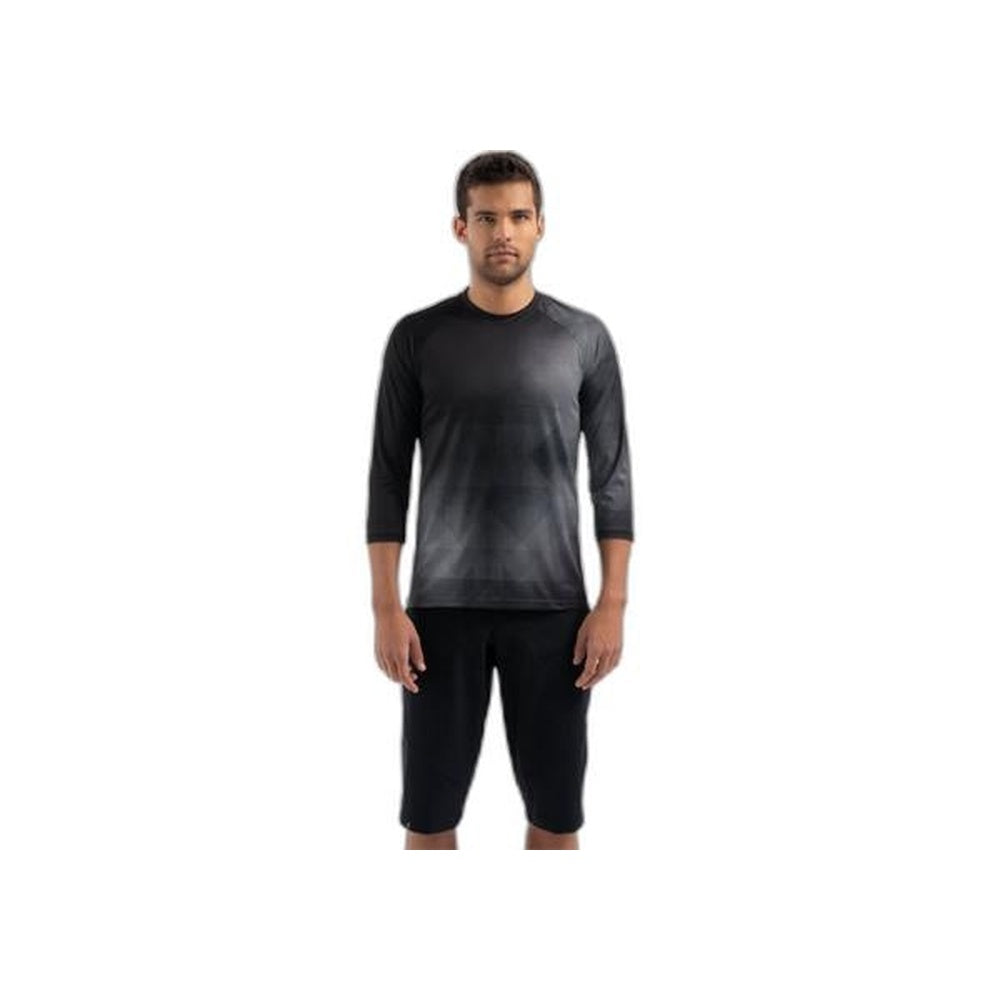 DEMO 3/4 JERSEY MEN BLK/CHAR REFRACTION M MD