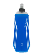 Fitletic Flow Max blue soft flask 350ml shown on clean white background, front view