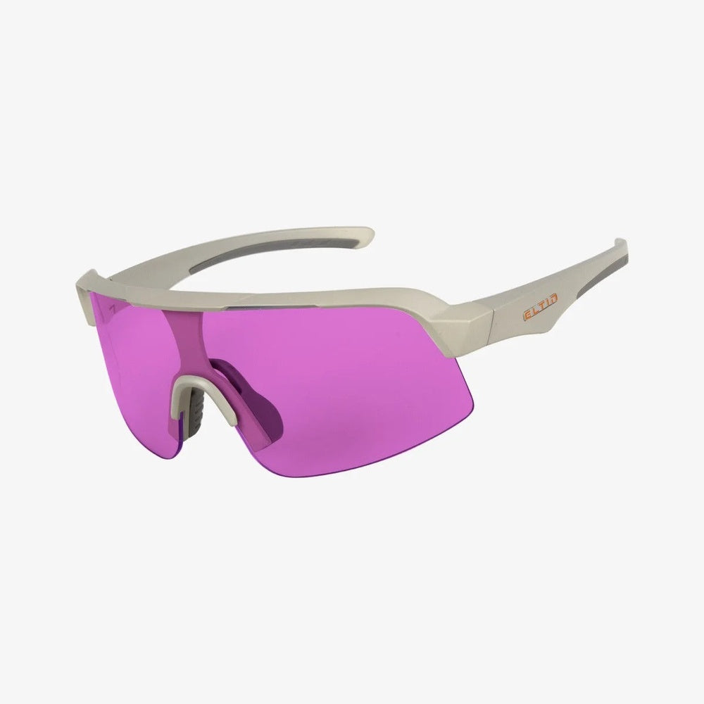 ELTIN Forest Glasses with matt grey frame and purple mirrored lenses