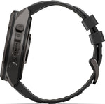 Garmin Fenix 9 Pro smartwatch side profile view showing button layout and band design