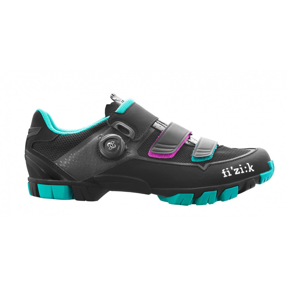 Fizik M6 BOA WOMEN - BLACK/ EMERALD GREEN
