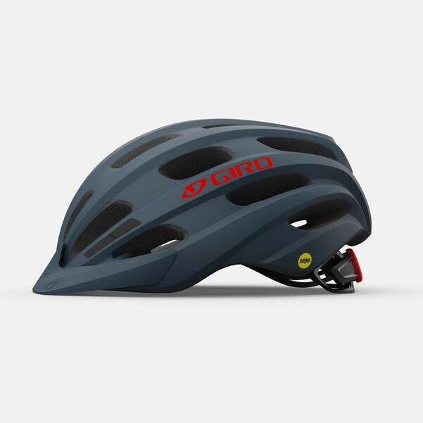 Giro Register MIPS helmet side view in matte port gray showing ventilation and MIPS tag
